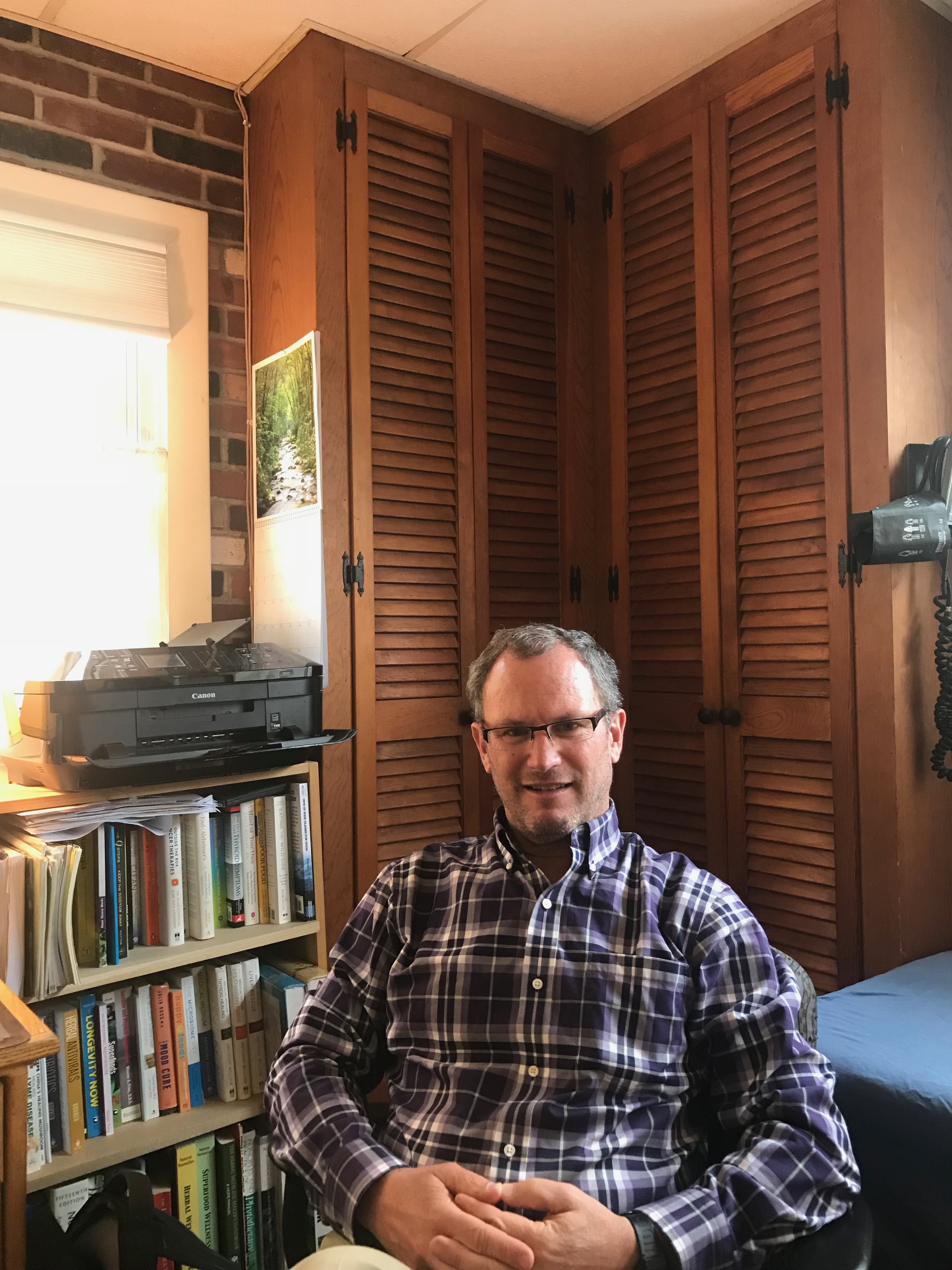 Mark Brody, CCH, in his Providence office